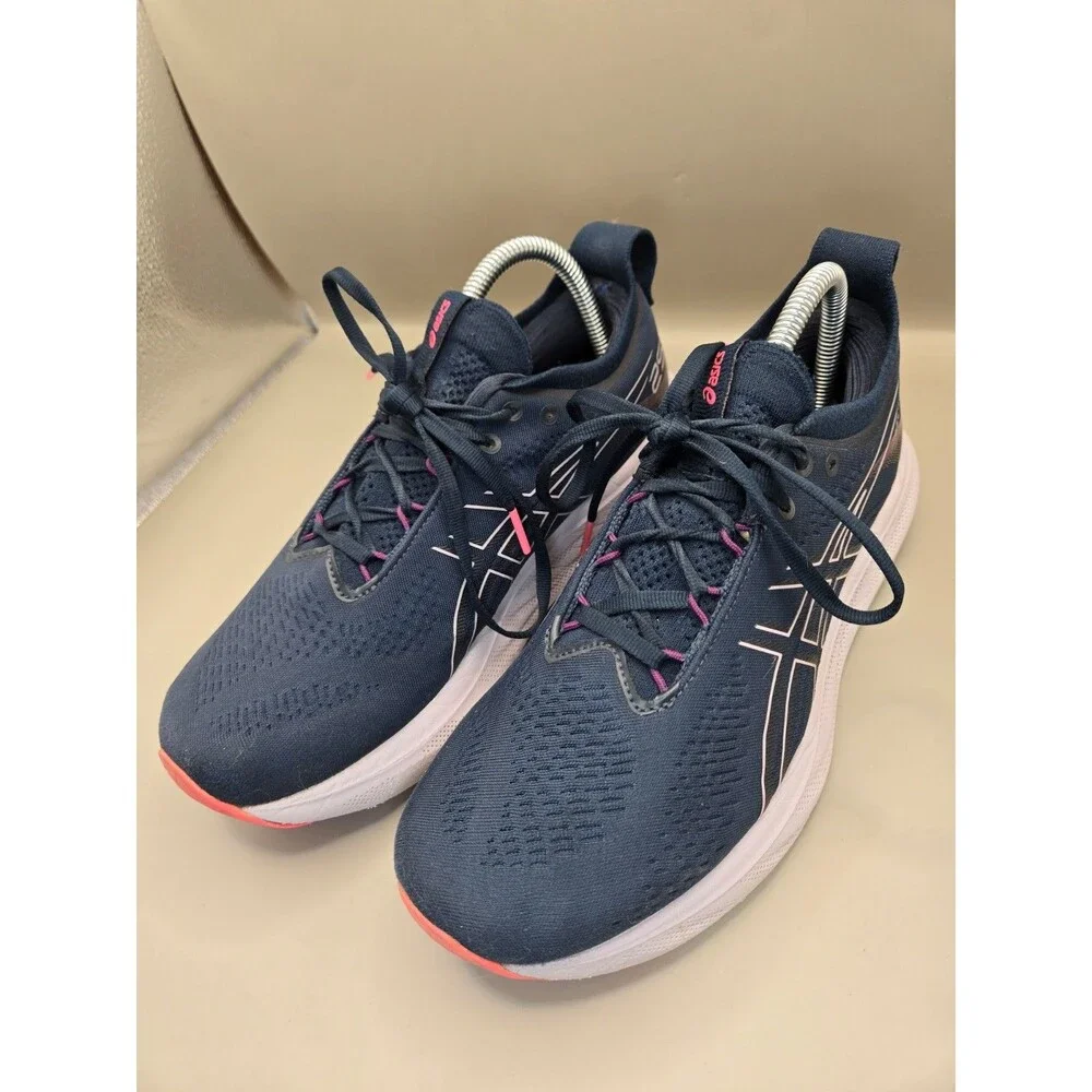 ASICS Gel-Nimbus 25 Shoes Womens 8.5 Blue Road Running Athletic Workout Sneakers